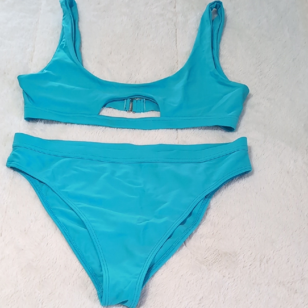 Scuba 2 Piece Teal Swimsuit/Xl